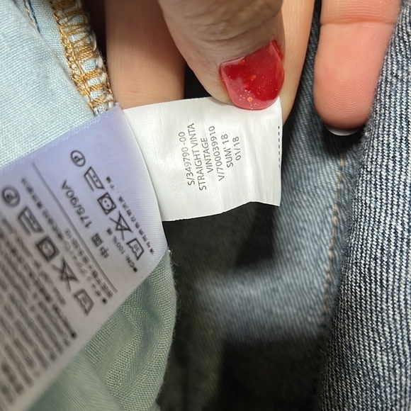 GAP DENIM STRAIGHT‎ VINTAGE MEN’S JEANS SIZE 36x32 - Picture 10 of 15